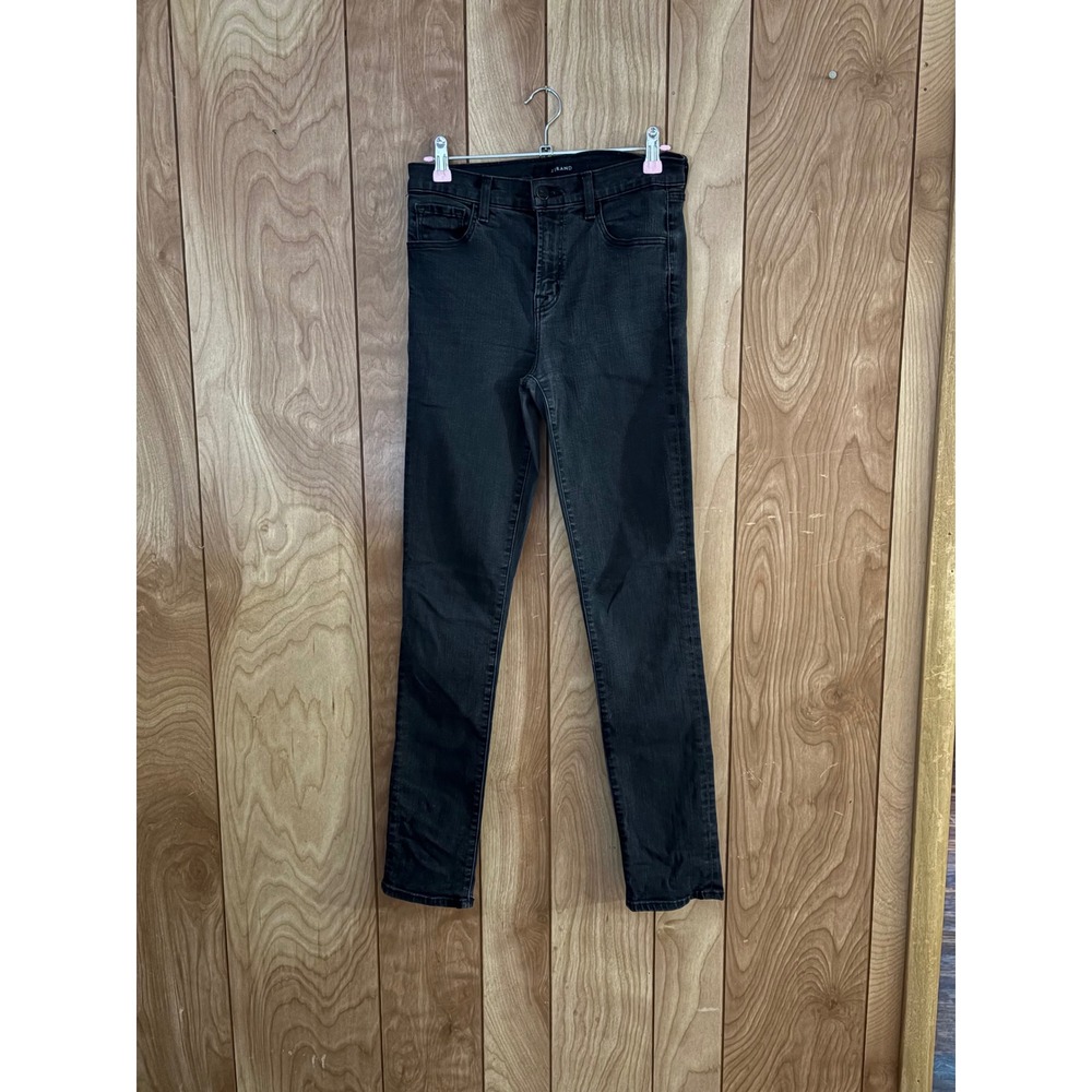 J Brand Skinny Jeans Womens 26 Faded Black‎ Mid Rise Denim Pants